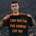 Roma Milan, gol di Mancini: la dedica per Mattia Giani