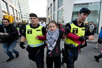 Eurovision, proteste contro Israele: Greta Thunberg arrestata