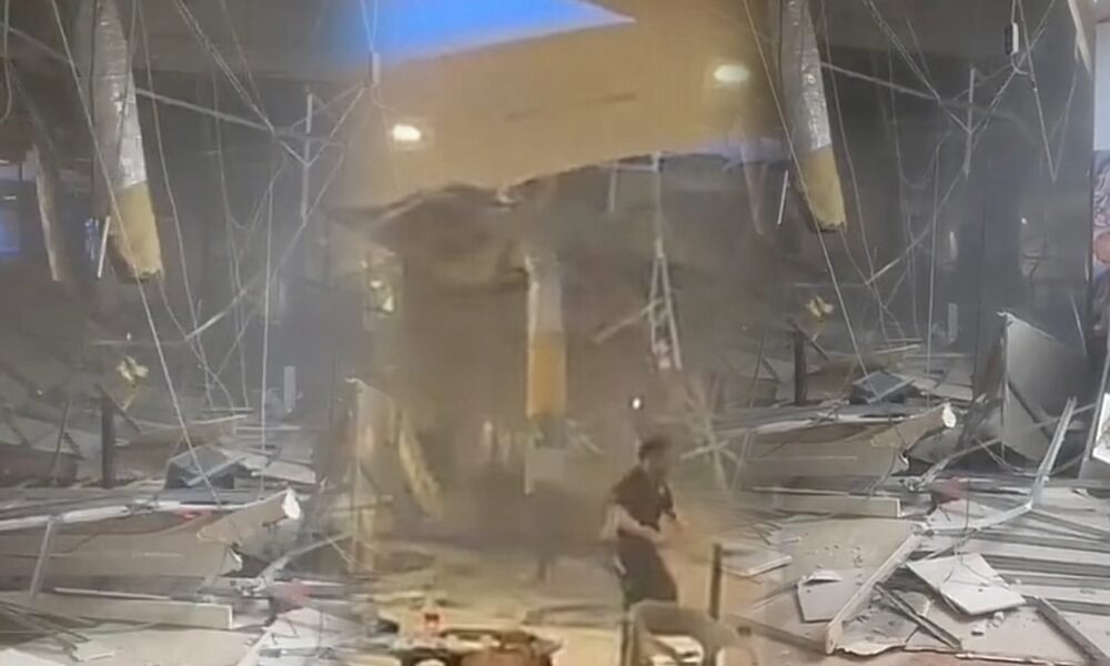 Paura al Campania: Crolla una struttura, centro commerciale evacuato